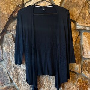 White House Black Market Elegant Black Cardigan